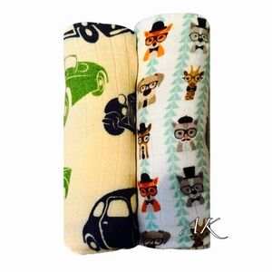 Lot of 2 Tula Swaddle Blankets